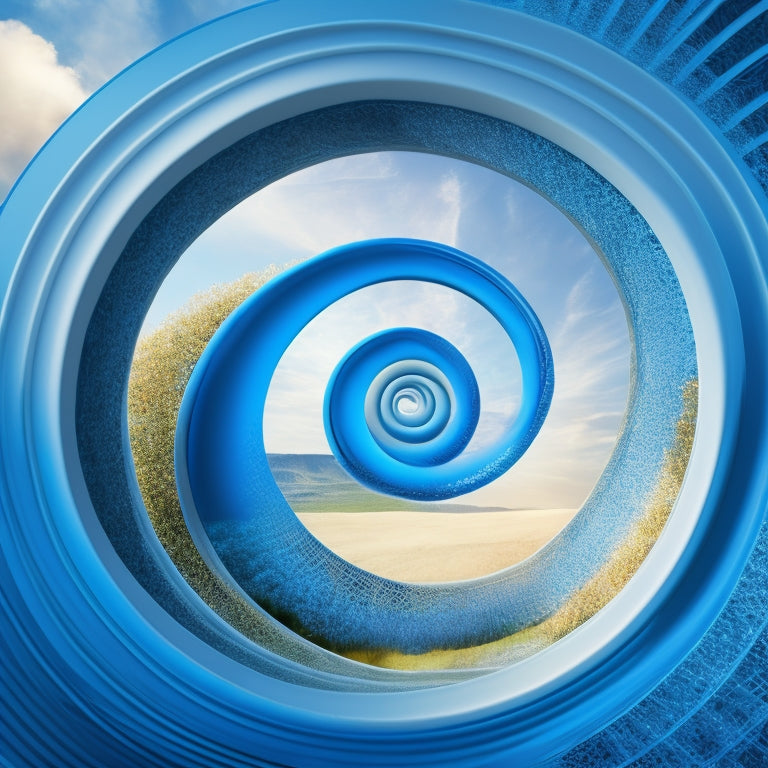 A stylized illustration of a browser window with a refreshing spiral pattern emerging from the center, surrounded by faint, worn-out browser tabs and icons being swept away by a gentle, blue-tinted breeze.