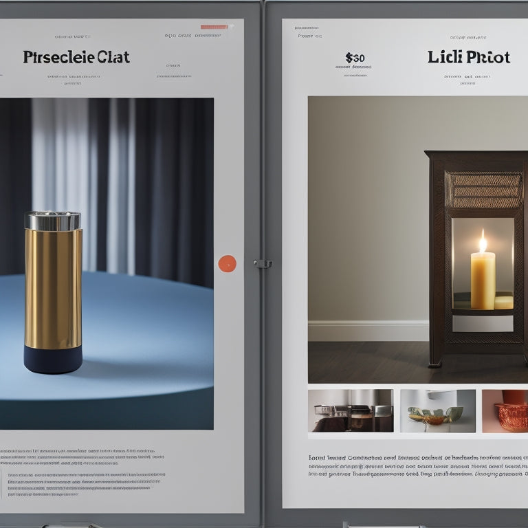 A split-screen image featuring a dimly lit, cluttered product detail page on the left, and a bright, modern, and minimalist PDP on the right with a prominent "Add to Cart" button.