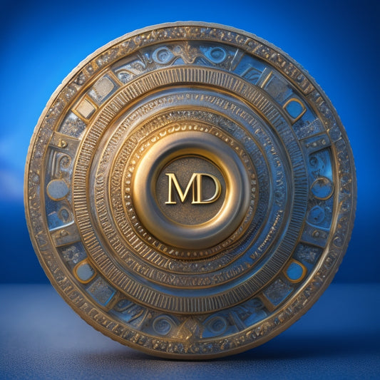 A stylized badge with a prominent "MPD" acronym, surrounded by a circle of interconnected gears, with a subtle background of coding lines and a hint of a cloud, conveying expertise and mastery.