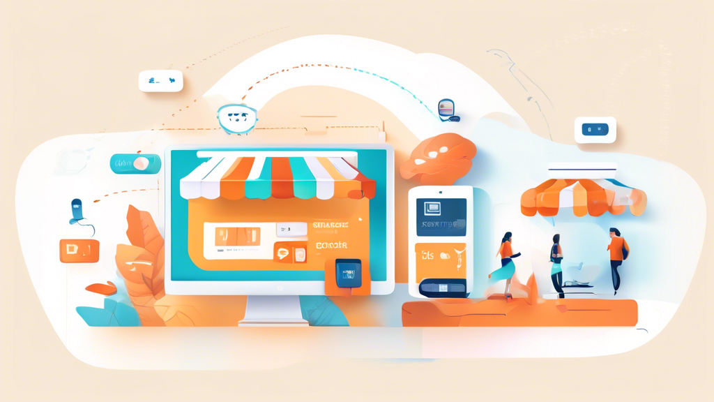**Prompt:**
Generate an image that visually represents the seamless integration of a new app into a Shopify store, with elements that symbolize enhanced functionality, improved customer experience, a