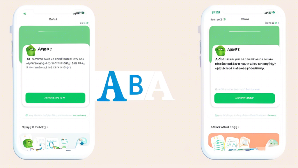 Sure, here is a DALL-E prompt for an image that relates to the article title: A/B Testing for Enhanced Shopify App Performance:
**A split-screen image showing two different versions of a Shopify app.