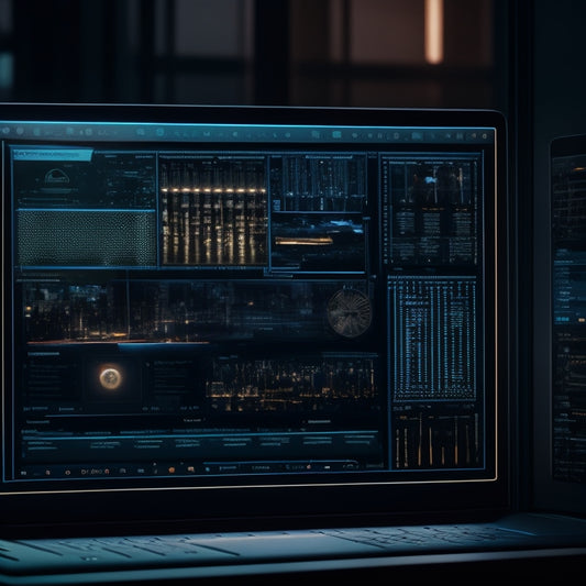 A futuristic, minimalist browser window with subtle glow effects, featuring a neatly organized toolbar, a few open tabs, and a sleek, dark mode background, surrounded by subtle circuit board patterns.