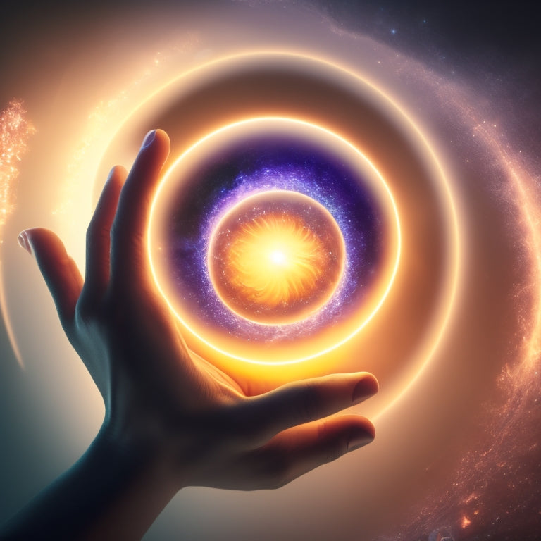 An illustration of a stylized, glowing digital package being effortlessly passed from a developer's hand to a customer's, with a seamless, swirling vortex in the background, symbolizing efficient delivery.