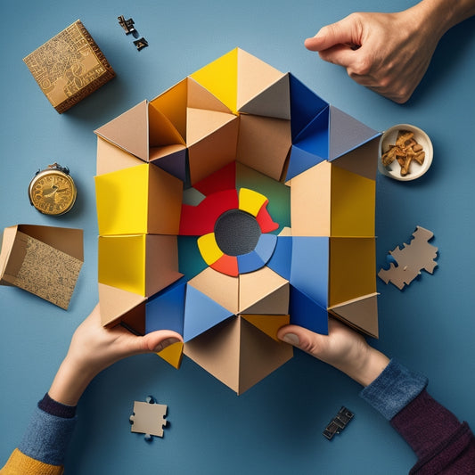 A stylized illustration of a person holding a return package, surrounded by puzzle pieces, with a few pieces fitting together to form a circle, symbolizing a revamped returns strategy.