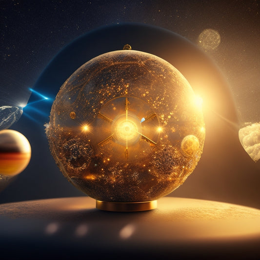 An illustration of a glowing, golden customer at the center, surrounded by orbiting, interconnected gears, with a subtle online shopping background, conveying harmony and seamless connection.