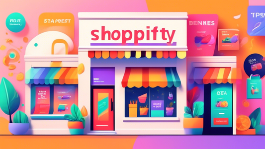 Create an image of a virtual Shopify storefront with elements like optimized product images, clear call-to-action buttons, user-friendly layout, and engaging product descriptions to illustrate effective conversion optimization tips for beginners. The