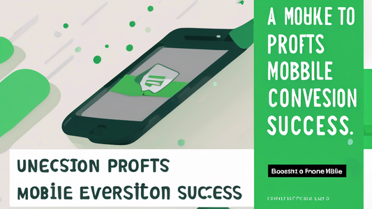 Sure, here is a DALL-E prompt for an image that relates to the article title Unlocking Mobile Conversion Success: A Guide to Boosting Profits:

**A mobile phone with a progress bar superimposed with a