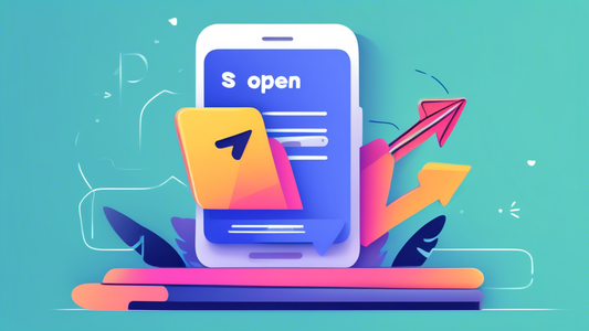 An illustration of a mobile phone with the Shopify app open, with an arrow leading from it to a laptop with a website open, representing the seamless conversion of mobile shoppers to website buyers th