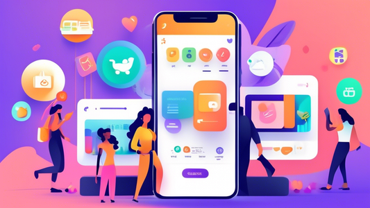 A vibrant and engaging app ecosystem that empowers Shopify store owners to customize their online store, extend its functionality, and enhance the customer shopping experience. The image should depict