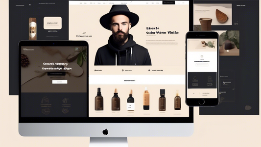 Create an image of a sleek and user-friendly Shopify website interface, with a visually appealing design, easy navigation, and optimized user experience elements such as clear CTAs, intuitive layout, and smooth animations. Show various product listin