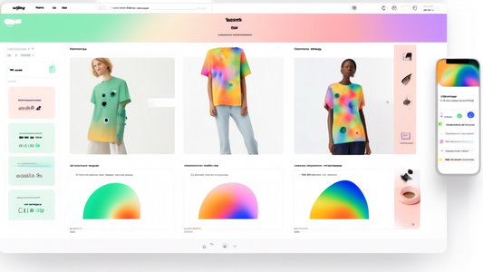 A screenshot of a Shopify online store with a user testing overlay. The overlay shows heatmaps of user clicks, mouse movements, and eye gaze. The screenshot also includes a sidebar with insights and r