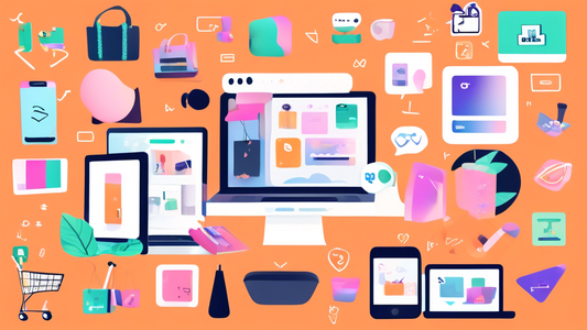 A collage of various Shopify apps used for customizing an online store, including apps for adding custom elements to the checkout page, creating personalized product recommendations, and managing soci