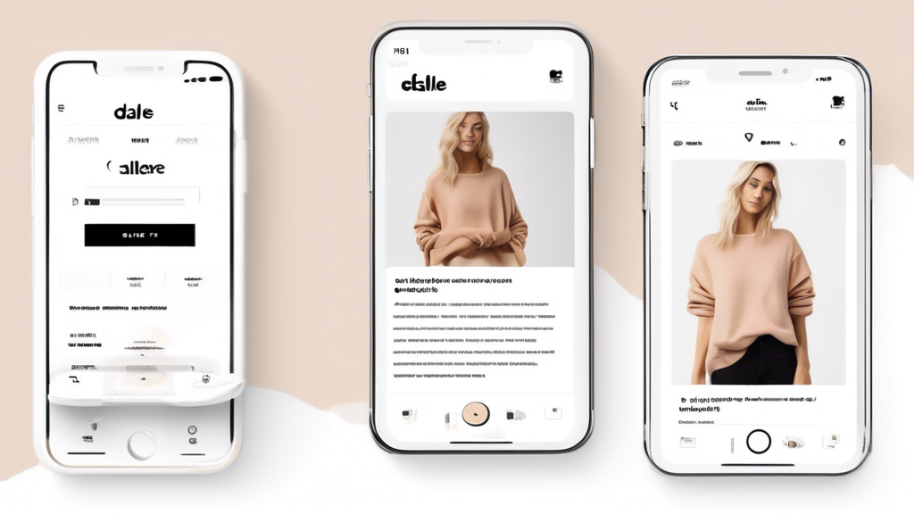 **DALL-E prompt:** Mobile-first Shopify store with a user-friendly design, showcasing products in an accessible and visually appealing way for customers using smartphones. The design should prioritize