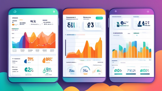 A dashboard displaying e-commerce analytics data with a focus on SEO metrics, such as organic traffic, keyword rankings, and conversion rates. The dashboard should be visually appealing and easy to un