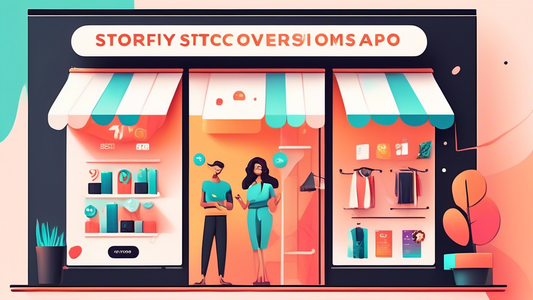 Create an image of a virtual storefront showcasing various Shopify conversion optimization apps in action, with call-to-action buttons, personalized product recommendations, and customer reviews prominently displayed to demonstrate how these apps can
