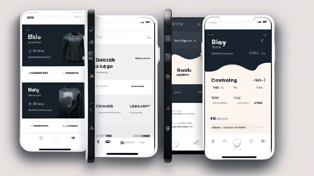 A sleek and modern interface for a Shopify mobile app with a focus on speed and efficiency. The design should incorporate elements such as quick loading times, easy navigation, and a streamlined check