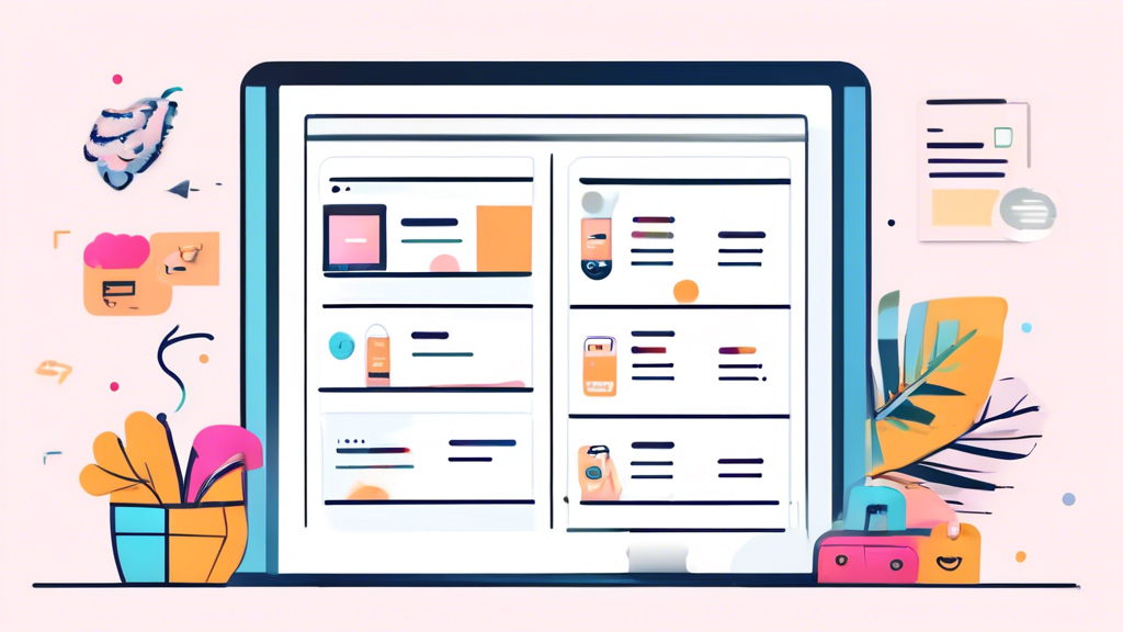 A meticulously organized, comprehensive checklist for optimizing a Shopify store to maximize conversions, with clear sections, helpful tips, and visually engaging elements, displayed on a digital scre