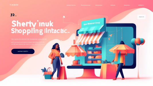 Create an image of a modern and sleek Shopify store interface with three vibrant, step-by-step conversion boosting strategies superimposed on top. The first step could be represented by a prominent Add to Cart button with an arrow pointing to it, the