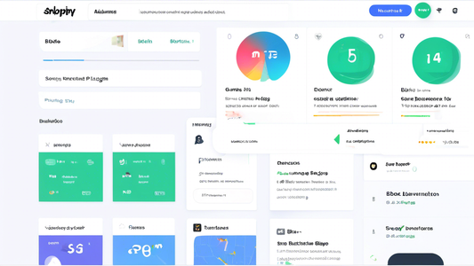 A screenshot of a Shopify dashboard with SEO optimization tools and plugins highlighted, showing easy-to-use interfaces and clear instructions for improving search engine rankings.