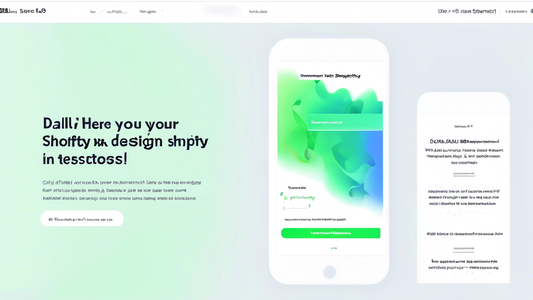 Sure, here's a DALL-E prompt for an image that relates to the article title: **Empower Your Shopify Store: Essential UX Design Tools**:

A user interface design for a Shopify store, featuring a clean 