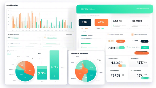 A data-driven dashboard that visualizes Shopify store conversion optimization metrics, including traffic, conversion rate, average order value, and revenue. The dashboard should be visually appealing 
