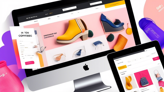 A vibrant and dynamic online store with a user-friendly interface, featuring a prominent call-to-action button and persuasive product descriptions, designed to optimize conversion rates through strate