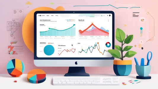 A dashboard of affordable SEO tools for Shopify, with graphs and charts showing website traffic, keyword rankings, and other metrics. The tools are easy to use and affordable for small businesses.