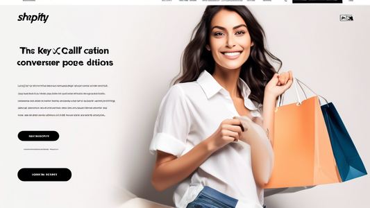 Create an image of a visually appealing and user-friendly Shopify store landing page that incorporates key elements of conversion-focused design such as clear call-to-action buttons, simple navigation, high-quality product images, and customer testim